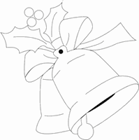 Bells - christmas coloring