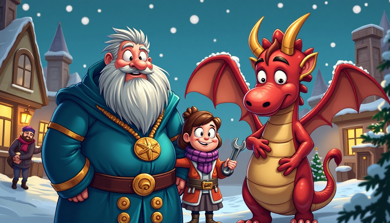 Flame Breath Fred is now friends with Ivor Bignose and Sally Spanner